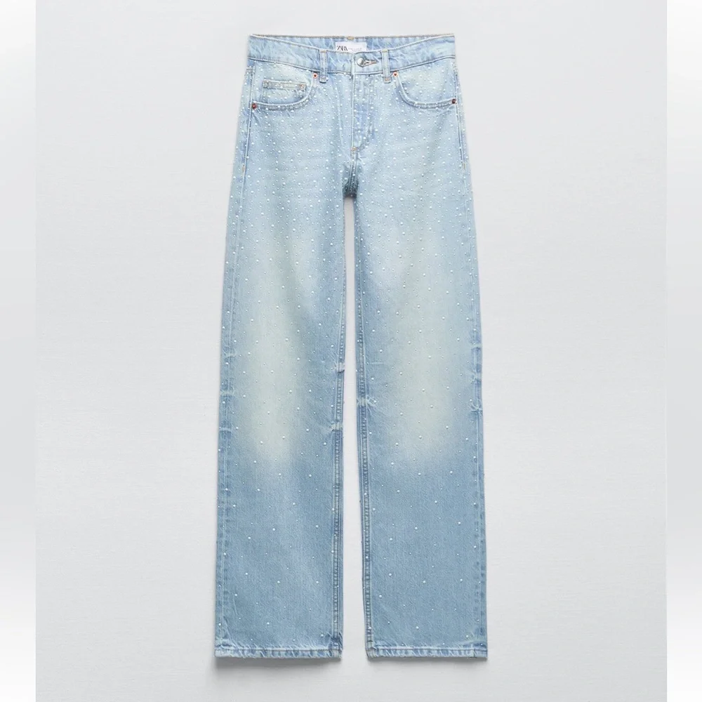 ZARA PEARL TRF WIDE LEG JEANS_4